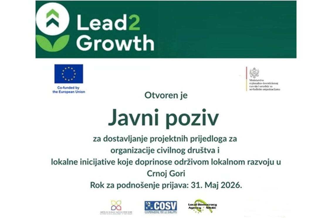 Otvoren poziv vrijedan 350 hiljada EUR za razvoj ruralnih zajednica u Crnoj Gori
