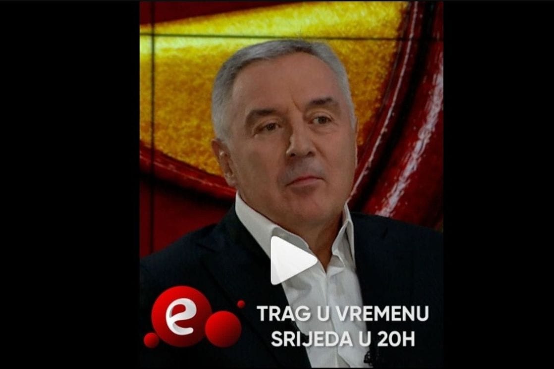 „Trag u vremenu“ od srijede na TV E: Gost Milo Đukanović
