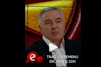 „Trag u vremenu“ od srijede na TV E: Gost Milo Đukanović