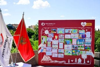 Prva banka CG obilježava 125 godina postojanja kroz dječiju maštu i umjetnost