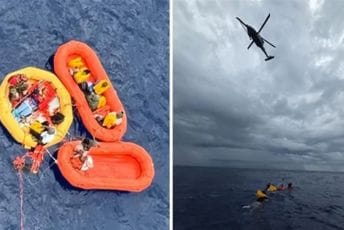 (VIDEO) Pilot prisilno sletio u Atlantik, svi putnici spašeni