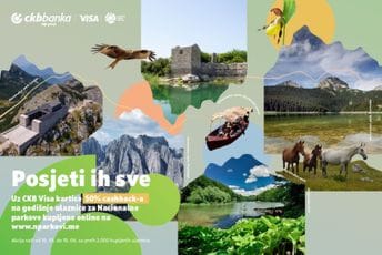 CKB i Nacionalni parkovi slave 20 godina nezavisnosti: Godišnje ulaznice uz 50% cashback-a za sve CKB kartice
