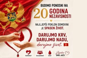 „Najljepši poklon Crnoj Gori - darovana kap života”: Transfuziomobil od 25. maja do 7. juna ispred Big Fashiona