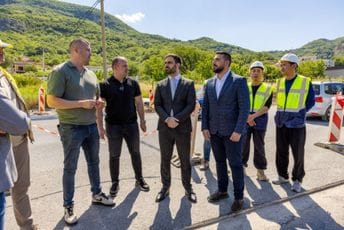 Radulović obišao radove na bulevaru Tivat - Jaz, evo kada će biti pušten u saobraćaj