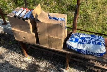 Grahovo: Nikšićaninu oduzeli 254 komada baklji