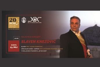 Koncert Slavena Knezovića večeras u Zetskom domu Koncert Slavena Knezovića večeras u Zetskom domu