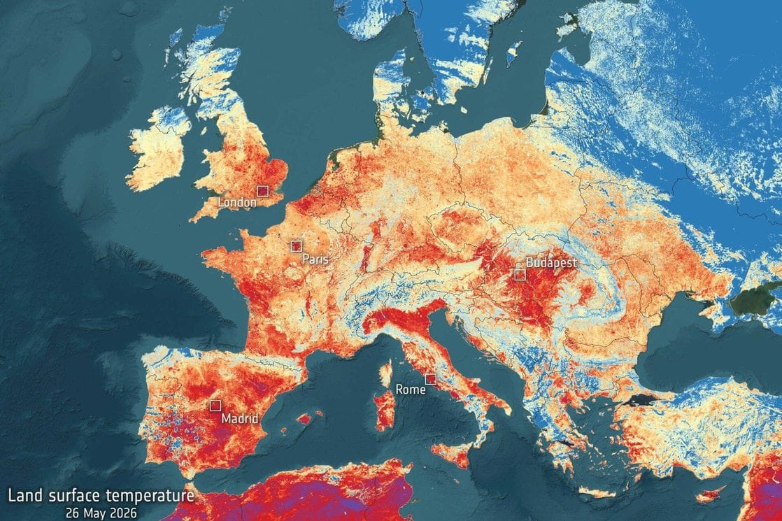Rekordne vrućine u Evropi, ESA mapa izaziva strah: Evo šta se dešava sa Zemljom
