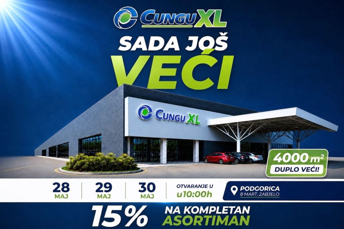 Cungu proširio objekat na Zabjelu na 4.000 kvadrata (FOTO i VIDEO)