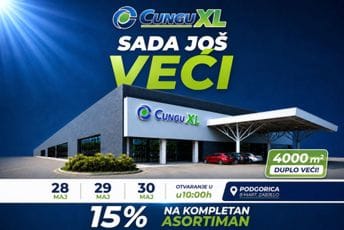 Cungu proširio objekat na Zabjelu na 4.000 kvadrata (FOTO i VIDEO) Cungu proširio objekat na Zabjelu na 4.000 kvadrata (FOTO i VIDEO)