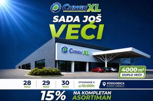 Cungu proširio objekat na Zabjelu na 4.000 kvadrata (FOTO i VIDEO)