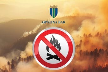 Opština Bar: Zabrana loženja vatre na otvorenom prostoru od 1. juna do 30. septembra