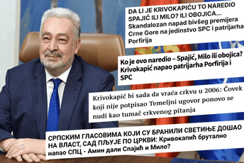 Srpski mediji o Krivokapiću: Besramno udara na SPC, je li ovo naredio Spajić, Milo ili obojica?