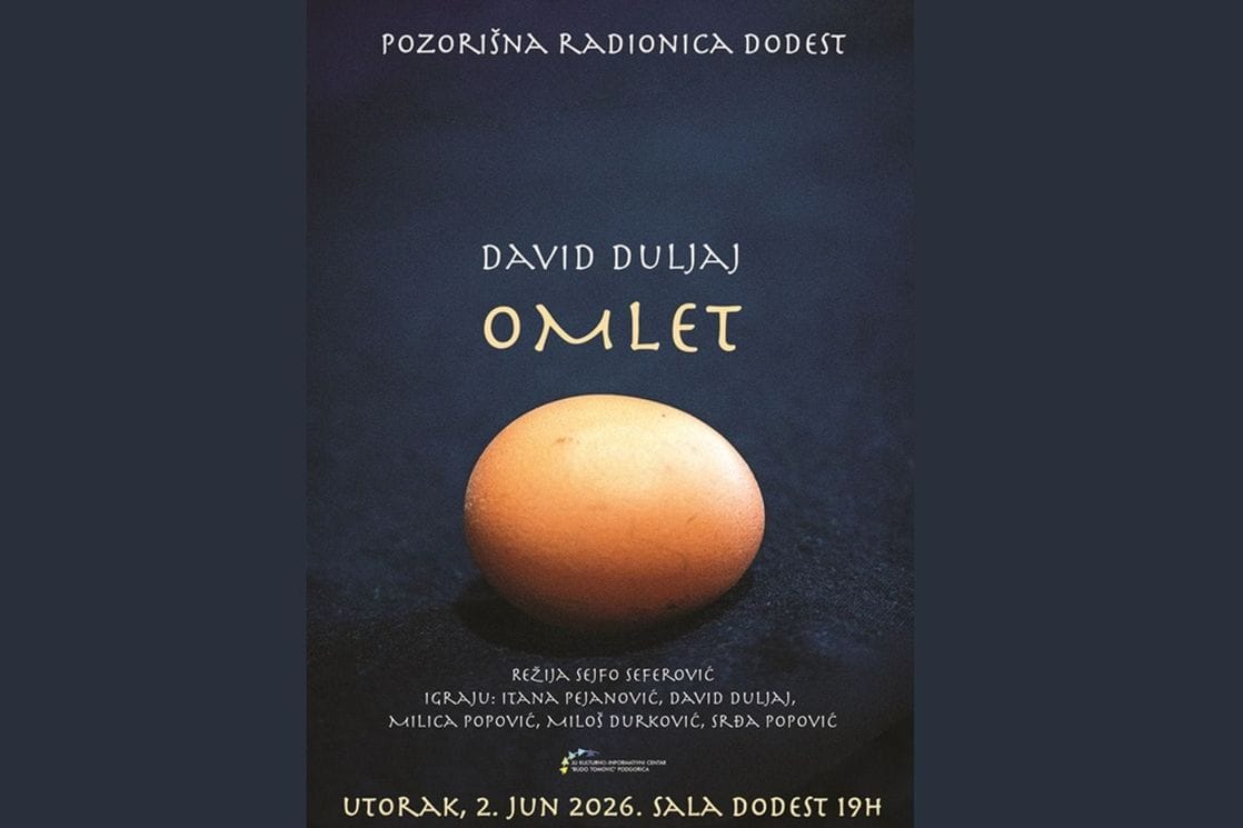 Premijera predstave „Omlet“ 2. juna u KIC-u “Budo Tomović”