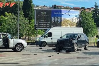 Sudar u Podgorici: Učestvovala tri vozila