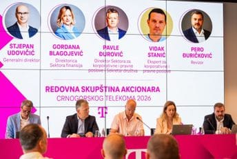 Održana redovna godišnja Skupština akcionara Crnogorskog Telekoma