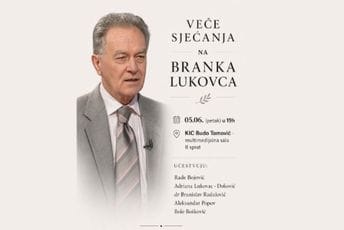 Diplomata u službi otadžbine: Veče sjećanja na Branka Lukovca sjutra u KIC-u „Budo Tomović“