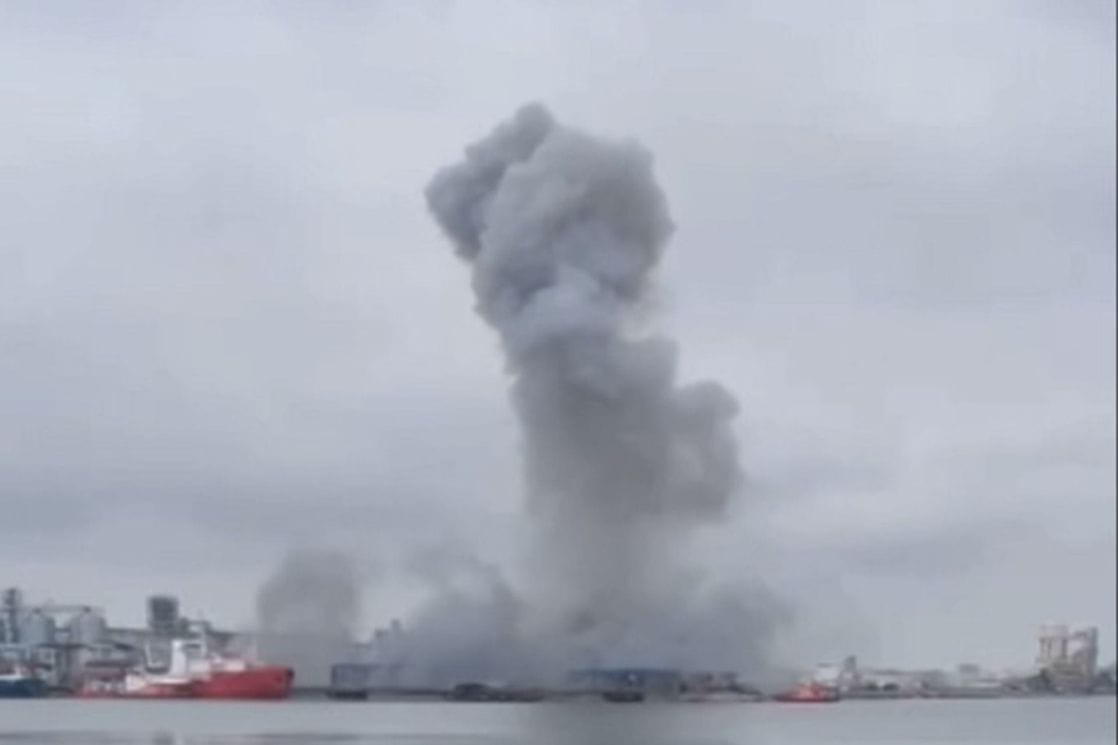 (VIDEO) Rumunija: Eksplodirao ukrajinski dron u luci Konstanta