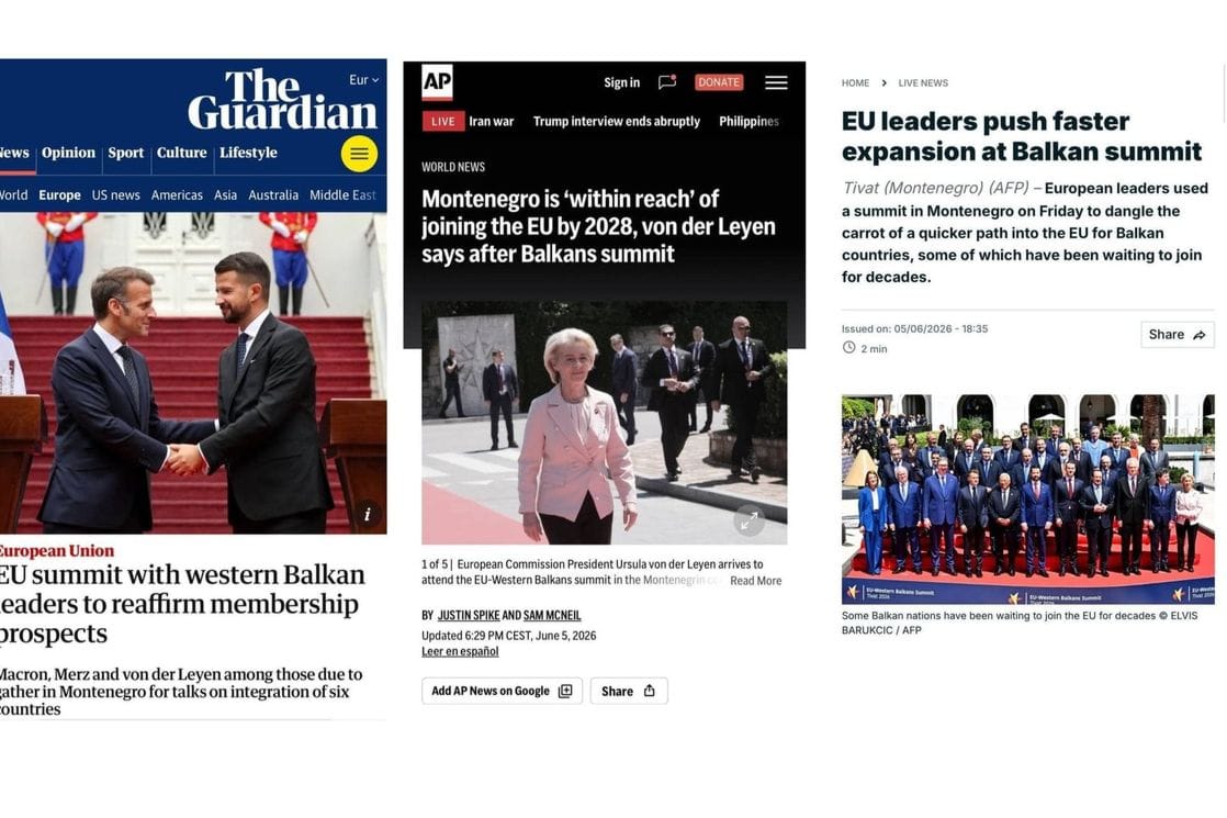 Od Rojtersa do Gardijana, Crna Gora u fokusu svjetskih medij