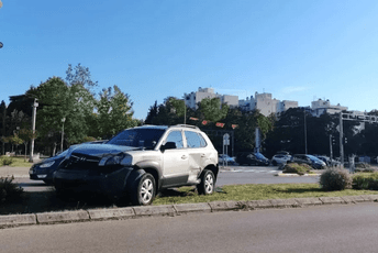 Saobraćajna nezgoda u Baru: Povrijeđeni žena i dijete
