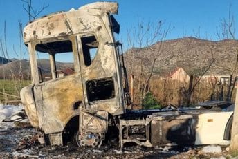 Uhapšen osumnjičeni da je zapalio kamion u Botunu