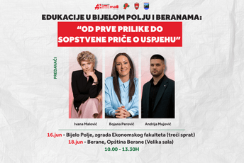 Besplatne edukativne radionice za mlade u Bijelom Polju i Beranama Besplatne edukativne radionice za mlade u Bijelom Polju i Beranama