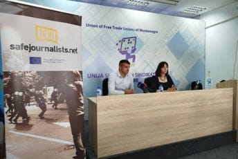 SMCG: U 2026. zabilježio 13 slučajeva napada i pritisaka na medijske radnike, Crna Gora nastavlja da bilježi pad u Indeksu bezbjednosti novinara