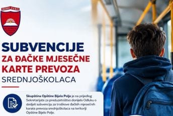 Olakšica za roditelje: Opština Bijelo Polje finansira 80 odsto cijene prevoza za srednjoškolce Olakšica za roditelje: Opština Bijelo Polje finansira 80 odsto cijene prevoza za srednjoškolce