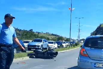 Nezgoda u Podgorici: Povrijeđena jedna osoba