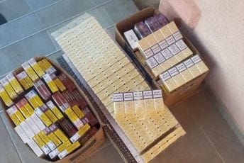 Podgorica: Zaplijenjeno preko 2000 paklica cigareta, uhapšene dvije osobe