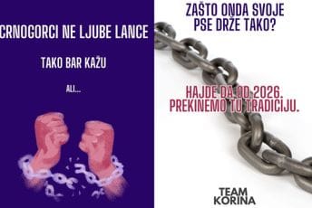 Udruženje Korina: U Nikšiću se jedan po jedan vezani vlasnički pas prebacuje sa kratkog lanca na sajlu do 10 metara dužine