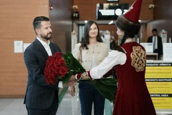 Milatović doputovao u Astanu: Sastaće se sa najvišim zvaničnicima Kazahstana