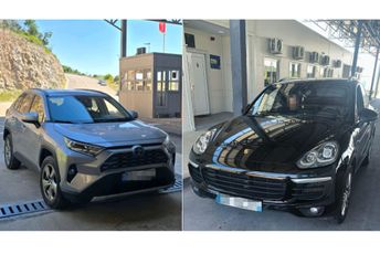 Na crnogorskim granicama oduzeta dva vozila, uhapšen državljanin Srbije