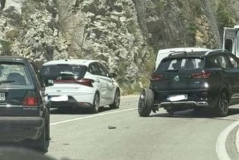 Udes iznad Budve: Učestvovala tri vozila