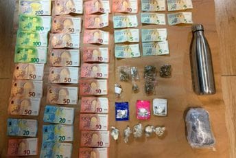 Policija u Baru zaplijenila kokain, psilocibin, ekstazi, marihuanu i 1.195 eura: Uhapšen državljanin Turske