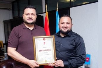 Opština Bijelo Polje: Admiru Mekiću uručena Zahvalnica za hrabrost i humanost