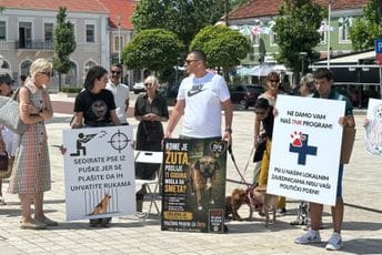 Protest u Nikšiću: Građani se bune zbog akcije hvatanja pasa Protest u Nikšiću: Građani se bune zbog akcije hvatanja pasa