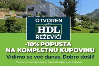 Otvoren je novi HDL hipermarket u Reževićima – novo mjesto za najpovoljniju kupovinu na Budvanskoj rivijeri