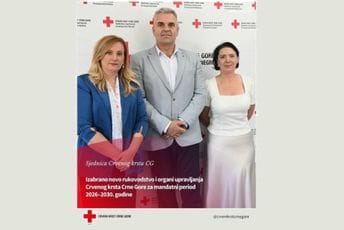 Izabrano novo rukovodstvo i organi upravljanja Crvenog krsta Crne Gore