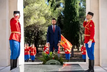 Milatović položio vijenac na Spomenik partizanu borcu