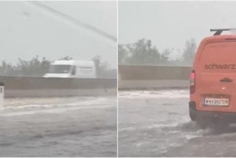 (VIDEO) Kolaps u Austriji: Rijeka tekla auto putem, padao i grad (VIDEO) Kolaps u Austriji: Rijeka tekla auto putem, padao i grad