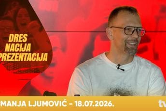"Dres, nacija, reprezentacija" na TvE: Večerašnji gost Nemanja Ljumović