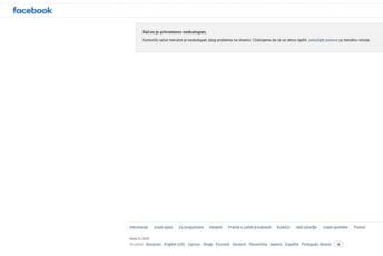 Pao Facebook: Korisnici prijavljuju problem, svima se pojavljuje ista poruka