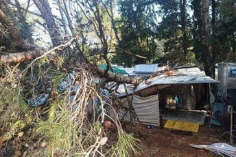 Vodeni tornado protutnjao kampovima na hrvatskom ostrvu: Jedna osoba hitno operisana