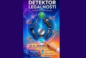 Počeo sa radom Detektor legalnosti: U fokusu rad frizera, kozmetičara, šminkera Počeo sa radom Detektor legalnosti: U fokusu rad frizera, kozmetičara, šminkera