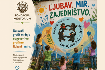 Fondacija Mentorium: Na svaki grafit mržnje treba odgovoriti grafitom ljubavi i mira Fondacija Mentorium: Na svaki grafit mržnje treba odgovoriti grafitom ljubavi i mira