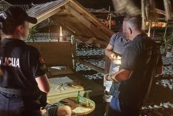 Kontrolisani plažni barovi u Donjem Štoju: Kod džavljanke Srbije pronađen kokain, Nikšićanin radio kao obezbjeđenje bez licence