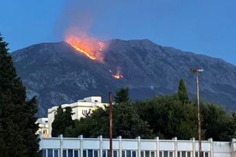 Bar: Ponovo se rasplamsao požar na Lisinju