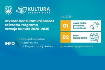 Tivat poziva građane da učestvuju u kreiranju Programa razvoja kulture do 2030. godine Tivat poziva građane da učestvuju u kreiranju Programa razvoja kulture do 2030. godine