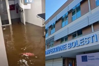 STRABAG gradio, kiša razotkrila: Poplavljena Klinika za infektivne bolesti otvorila pitanje kvaliteta radova