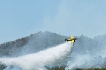 MUP: Ugašeni požari na teritoriji tri opštine, angažovani i avioni